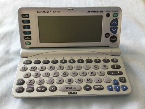 Ancien organisateur SHARP WIZARD OZ-770. NON TESTÉ - Photo 2 sur 6