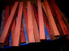 TWENTY (20) 12" EXOTIC PURPLEHEART PEN / SPINDLE LATHE BLANKS 1 X 1 X 12"