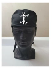 Mens surgical caps, scrub cap, scrub hat, surgical cap black SKULL, ARMY, USA.