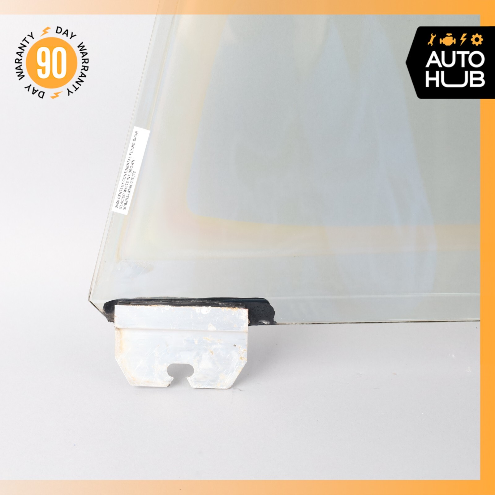 06-13 Bentley Continental Flying Spur Front Right Side Door Window Glass OEM 58k