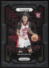 2023-24 Panini Prizm 169 Emoni Bates Cleveland Cavaliers RC Basketball Card