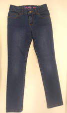 The Children's PLACE Size 6x/7, Super Skinny, Adj Waist, Blue Denim