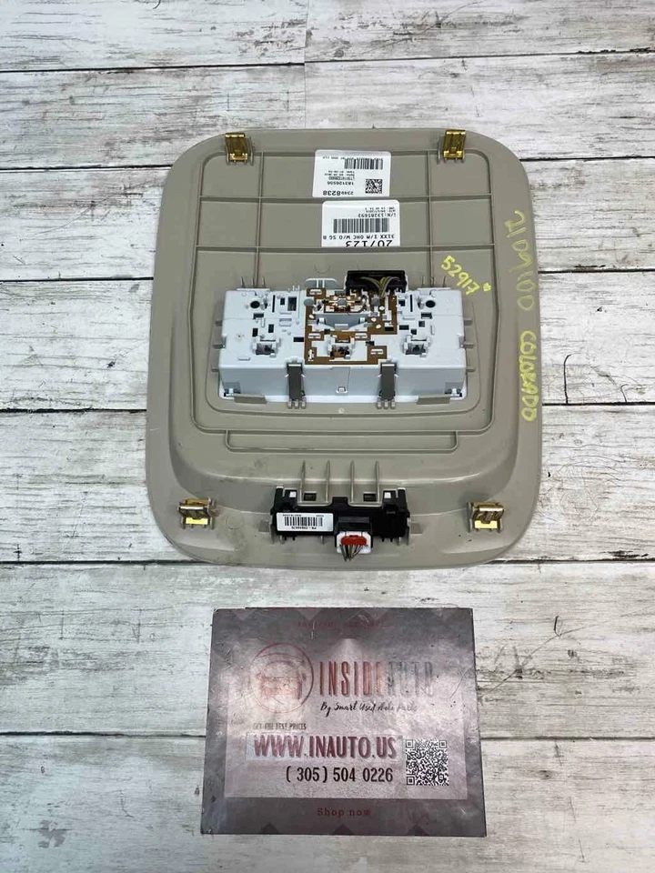 Chevrolet Colorado 2016 2019 techo consola superior conjunto gris OEM 234988238 Foto 3 de 4