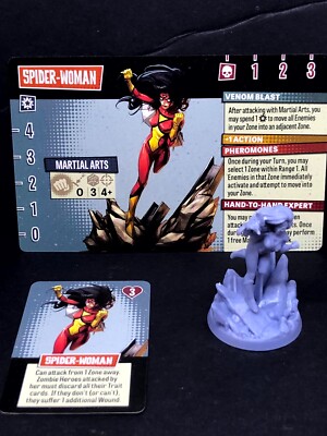 CMON Kickstarter - Marvel Zombies Zombicide - Enemy Super Heroes - Spider-Woman