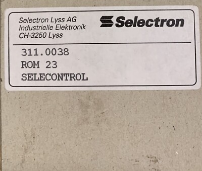 Selectron CH-3250 Memory Module ROM 23-NEW OPEN BOX