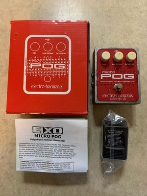 Electro-Harmonix Micro POG Polyphonic Octave Generator Guitar Pedal