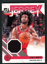 Coby White 2020-21 Panini Donruss JERSEY SERIES JS-CWT Basketball NBA Card Bulls