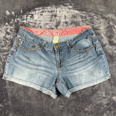 Faded Glory Women's Blue Chort Size 12 Est 1972 Denim
