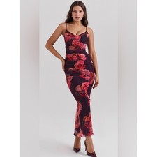 House of CB Nalini Romantic Floral Maxi Dress- Medium