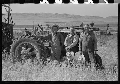 Photo:Box Elder County Utah 1940 Mormon Farmers FSA Cooperative Tractor