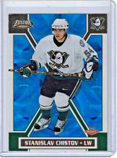 Stanislav Chistov 2002-03 Pacific Exclusive Rookie Blue Card #193 /699. rookie card picture