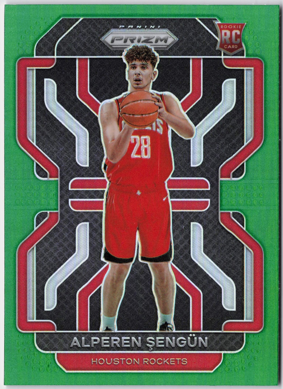 2021-22 Panini Prizm #318 Alperen Sengun Green RC Rookie