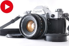  US Duty Paid Canon AE-1 Silver 35mm Film Camera FD 50mm f1.8 SC JAPAN L551-R
