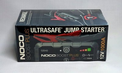 NOCO Genius GB40 Boost Plus 1000A UltraSafe Lithium Jump Starter New Sealed
