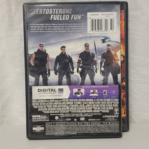 The Expendables 2 (2012) & 3 (2014) DVD Sylvester Stallone Jason Statham - Picture 3 of 8