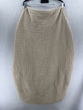 Babyletto Crib Sheet Tan 100 Cotton Gauze Natural Fiber Neutral 360 Fit Solid