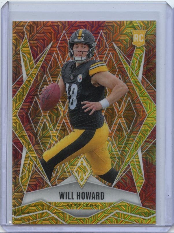 2025 Panini Phoenix Premium Box Set WILL HOWARD #165 RC FIREBURST 228/350