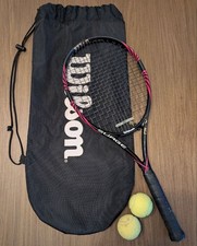 With Wilson SURGE 100 BLX Hard Tennis Racket