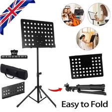 Heavy Duty Orchestral Music Stand Folding Adjustable Sheet Stand Tripod Base UK