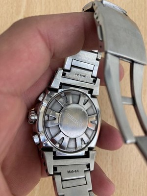 2000s Rare Men's Seiko Sportura 7T82-0AA0 Chrono 100M WR Date