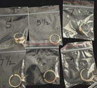 6 gold rings sizes 5-9.  All but size 7 are  adjustable.  Makes great gifts — photo 5
