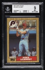 1987 Topps Tiffany Mike Schmidt #430 BGS 9 MINT HOF 0q3