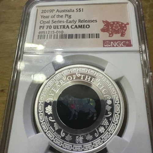 2019 Australian Silver Lunar 1 oz — photo from the most recent tracked eBay sale