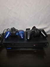 Sony PlayStation 2 PS2 Fat SCPH-3001 paquete consola probado dos controladores