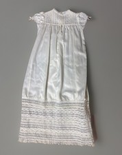 Baby Dior Christian Dior White Dress Nightgown Christening Lace Trim Size 0