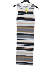 Full Circle Bodycon Midi Dress L in Multi