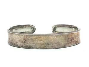 Sterling Silver Wide Bangle Bracelet | eBay