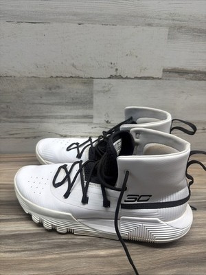 Under Armour SC CURRY 3Zer0 II Zero 2 Basketball Shoes Men 10 White 3020613-103