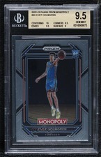 2022-23 Panini Prizm Monopoly Chet Holmgren #63 BGS 9.5 GEM MINT 14t3