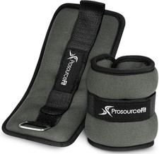 Ankle Wrist Arm and Leg Weights for Men and Women Set of 2 2lb each Gray