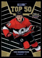 2019-20 Upper Deck Allure Top 50 Erik Brannstrom Ottawa Senators #T50-18