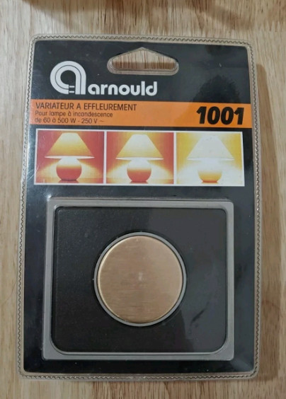 Variateur tactile Arnould 1001 design Raymond Loewy 1970 authentique