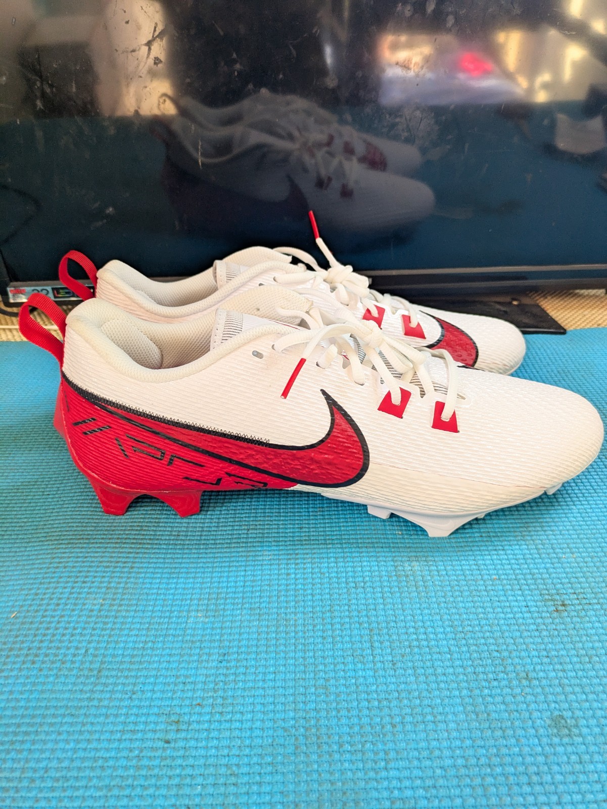 SAOLA Nike Vapor Edge Speed 360 2 Bianco University Rosso Nero FQ4045 102 Uomo Taglia 14