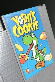 Yoshi's Cookie (Nintendo, 1993) NES - con cover antipolvere! *AUTENTICO* *TESTATO*