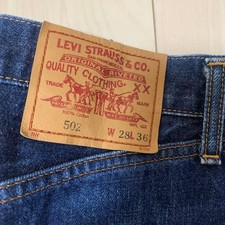LEVI'S 502XX Big E Selvedge Jeans, Made In Japan