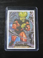 2024 Upper Deck Marvel Masterpieces ‘92 Platinum: #42 Leader CANVAS Variant Card
