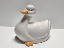 Vintage Ceramic Duck Figurine Artistic Gifts Taiwan R.O.C. Cottagecore Decor