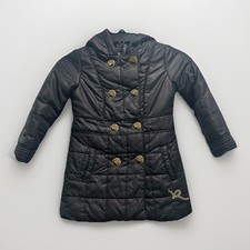 Rocawear Black Puffer Winter Coat Kids Girl Size 4 Small Vintage Snow Ski