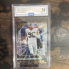 Panini 2024 Donruss Elite Series Maxx Crosby Graded GEM MT 10 NICE #14 Raiders
