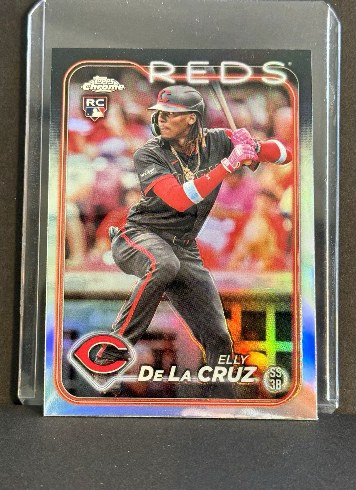2024 Topps Chrome ELLY De La CRUZ rookie RC Refractor Parallel #44 Reds