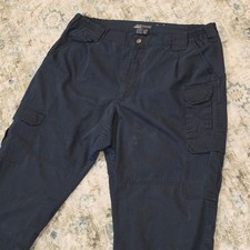 5.11 Tactical Series Mens Navy Blue Ripstop Cargo Pants 74273 Size 40x30