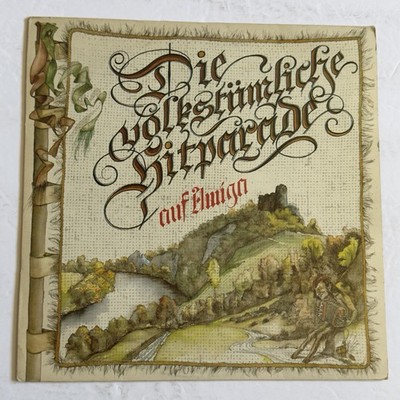 Die Volkstumliche Hitparade Auf Amiga~1982 German Import~Deutsche Folk Music~EX