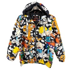 90s Members Only Nickelodeon Rugrats Mens Medium Pre-Owned Hooded Jacket Cartoon