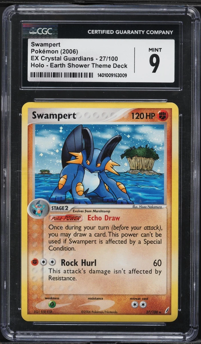 Pokémon TCG EX Crystal Guardians Rare Individual Collectible Card