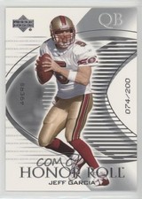 2003 Upper Deck Honor Roll Silver 74/200 Jeff Garcia #80 b6s