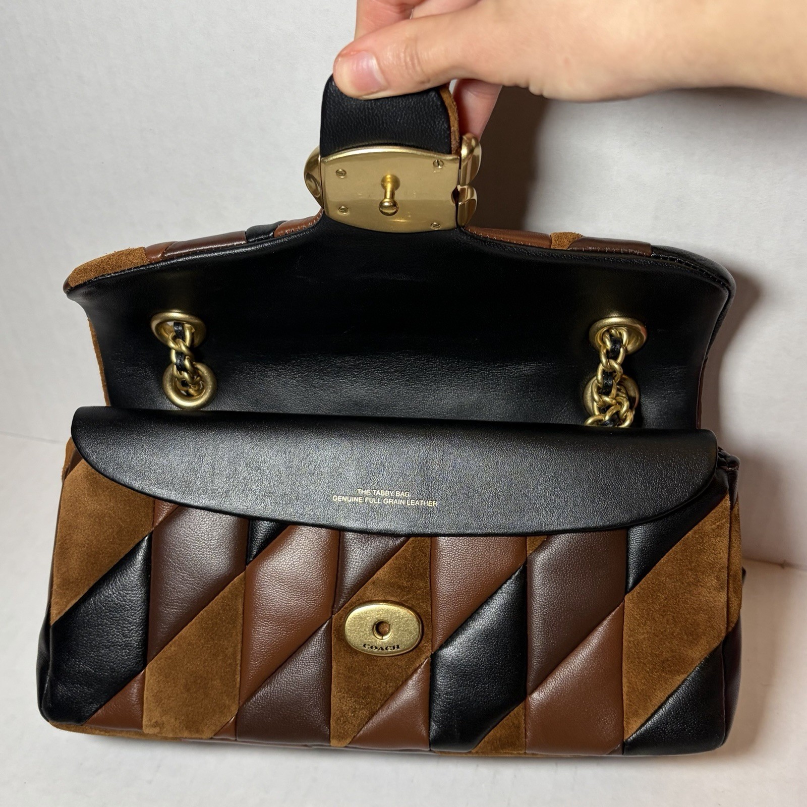 Coach Tabby Mini Patchwork Quilting Shoulder Bag … - image 7